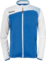 Kempa Emotion Classic Jacket Azuur Blauw-Wit Maat XL