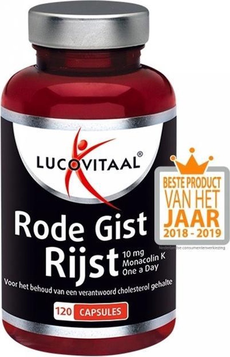 Poort Verslaving Leerling Lucovitaal Rode Gist Rijst One A Day Voedingssupplement - 30 capsules -  Cholesterol Balans | bol.com