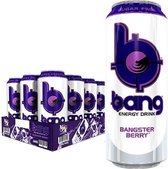 Bang Energy Drink RTD 12x 500ml Bangster Berry