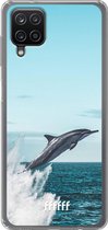 6F hoesje - geschikt voor Samsung Galaxy A12 - Transparant TPU Case - Dolphin #ffffff