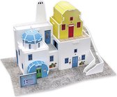Dielay - 3D Puzzel - Complete Set - 21 Onderdelen - Traditioneel Grieks Huis