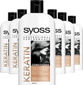 SYOSS Keratine Conditioner 500 ml - 6 stuks - Voordeelverpakking