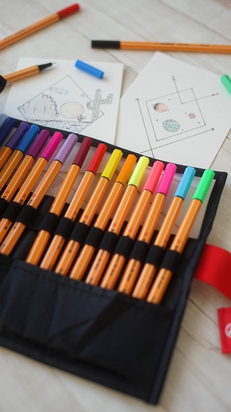 STABILO point 88 Fineliner 0 4 mm Rollerset ARTY Edition Inhoud 25 bol