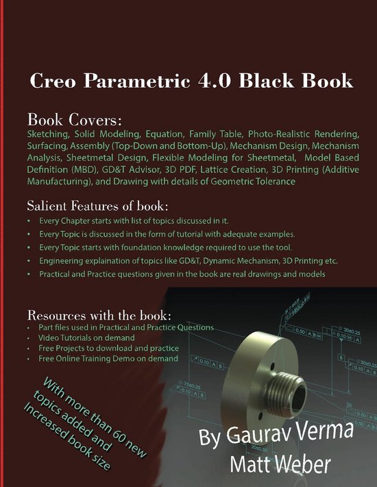 Creo Parametric 4.0 Black Book - cover