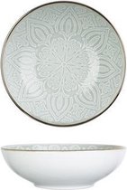 Murano Groen Diep Bord - Ø 18,5xh5,7cm