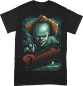 IT Chapter 2 Derry Courage To Return T-Shirt Zwart