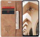 Caseme Xiaomi Mi 10 Lite Retro Wallet hoesje - Bruin