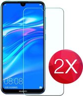 2X Screen protector - Tempered glass screenprotector voor Huawei Y6 2018  -  Glasplaatje voor telefoon - Screen cover - 2 PACK