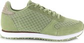 Woden Ydun Suede Mesh Ii Lage sneakers - Dames - Groen - Maat 42
