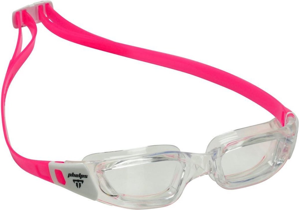 Phelps Tiburon Junior - Zwembril - Kinderen - Clear Lens - Transparant/Wit