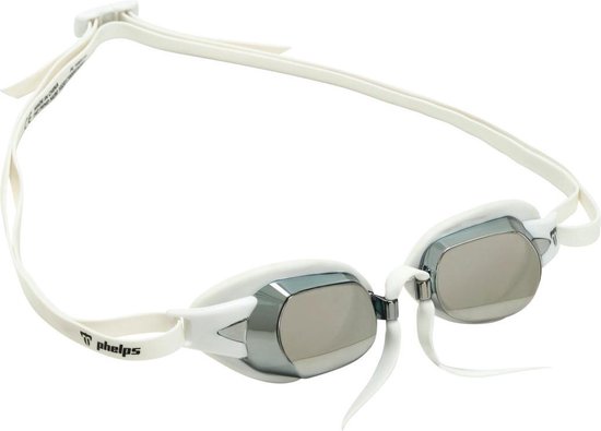 Phelps Chronos - Zwembril - Volwassenen - Mirrored Lens - Wit