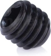 Hiden | 3D printing |  Zwarte inbusbout - M3 x 3mm - Heaterblok - Onderdeel - Accessoires - Bout | 5 stuks
