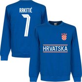Kroatië Rakitic Team Sweater 2021-2022 - Blauw - 3XL