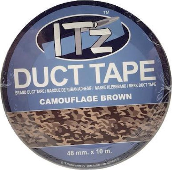 IT'z duct tape - Camouflage bruin - 10m | bol