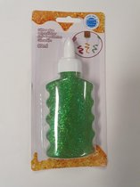 glitterlijm groen, 80 ml craft @kindercrea