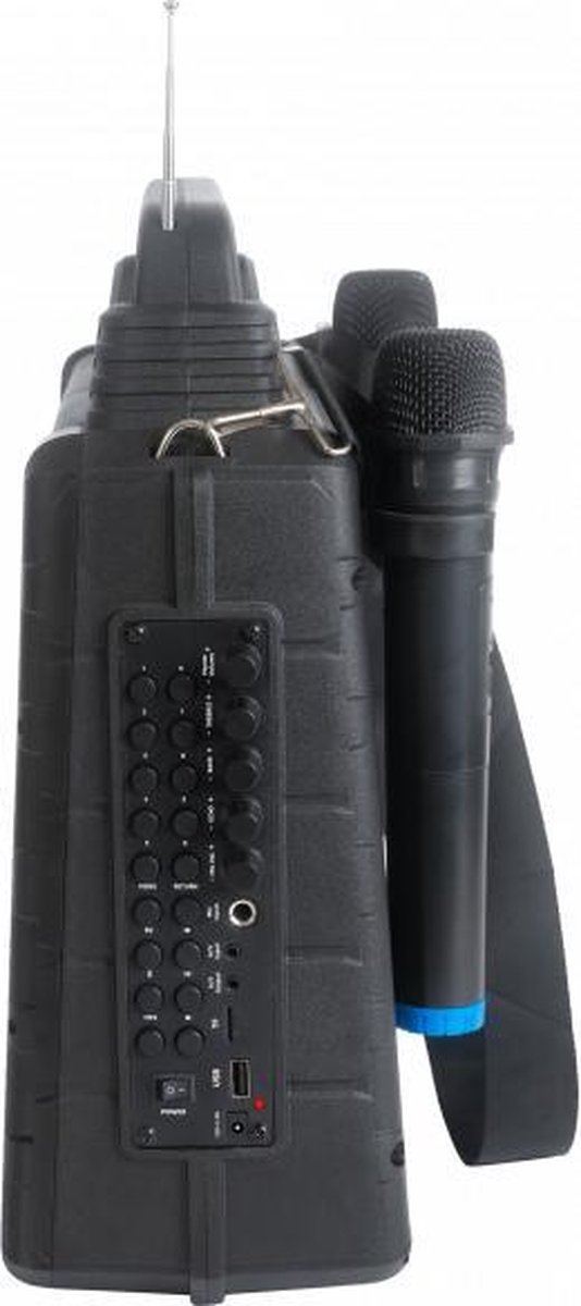 Microfoon Karaoke Machine Draagbare Bluetooth 5.3 PA Speaker Systeem Met 1-2 Draadloze Microfoons Thuis Familie Zingmachine voor Party Meeting Volwassenen Kinderen