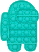 POP IT Fidget Toy | Among us - Groen - Multicolor - Tiktok - Hype