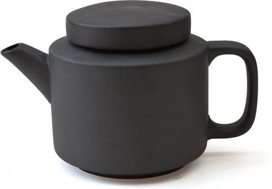 Théière Kinta - noir mat - céramique - 950 ml - commerce équitable | bol.com