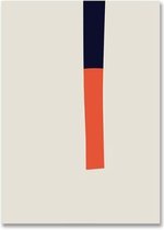 Modern Abstract Poster 2 - 50x70cm Canvas - Multi-color