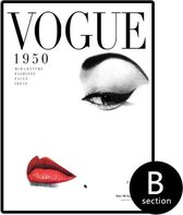Vogue Vintage 1950 Poster B - 40x50cm Canvas - Multi-color