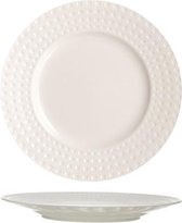 Satinique Wit Dinerbord - Ø 31cm