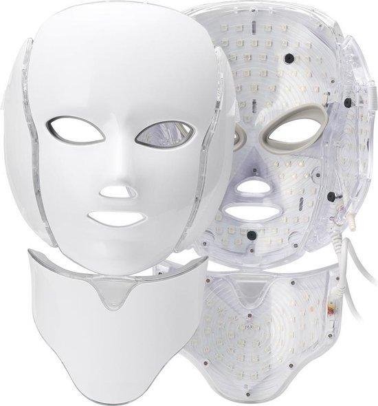 GLENNA® LED Gezichtsmasker - 7 Kleuren - Huidverzorging - Lichttherapie - Mesotherapie - Huidverjonging - Acne verzorging - Anti rimpel - Anti age - Photon LED Mask - GLENNA
