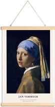 JUNIQE - Posterhanger Jan Vermeer van Delft - Girl with a Pearl