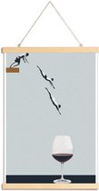 JUNIQE - Posterhanger Your Best Friends Forget You Get Old -40x60