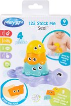 Playgro 123 Stack Me Seal - Jouet de bain empilable Seal