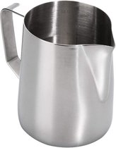 Maatbeker | Koffiemelk beker | Roestvrij staal | 350 ml | Mat zilver | Able & Borret