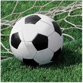 Witbaard Servetten Voetbal 33 Cm Papier 18 Stuks