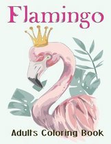 Flamingo Adults Coloring Book