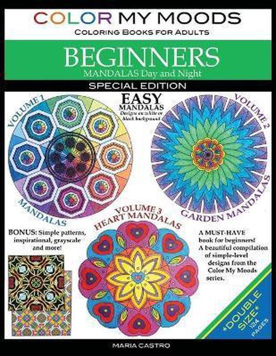 Color My Moods Coloring Books for Adults, Mandalas Day and N ... - cover