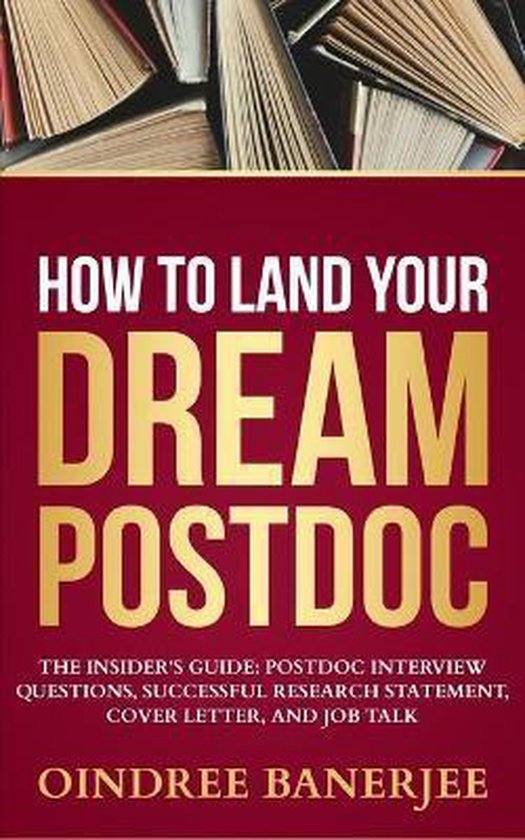 How to Land Your Dream Postdoc - cover