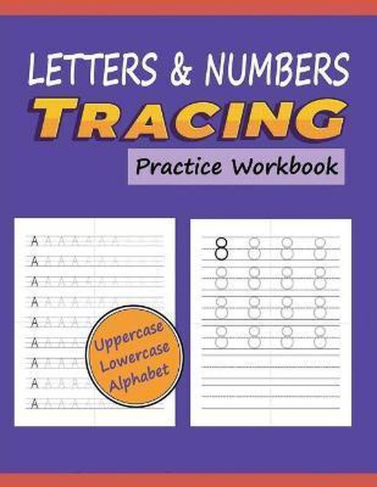 Letters & Numbers Tracing Practice Workbook - cover