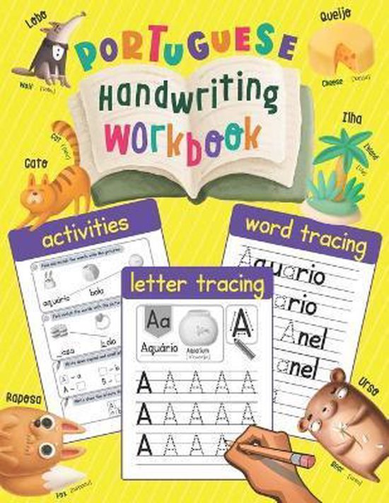 Portuguese Handwriting Workbook 9798653631023 Chatty Parrot