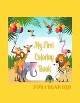 My First Coloring Book For 1 Year Old