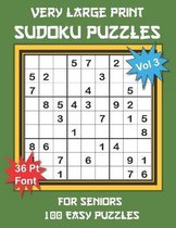 Very Large Print Sudoku Puzzles for Seniors: 100 Easy Sudoku for Adults