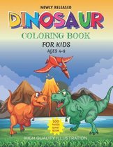 Giant Dinosaur Coloring Book for Kids Ages 4-8