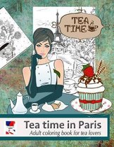 Adult coloring book for tea lovers