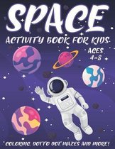 Space Activity Book for Kids Ages 4-8