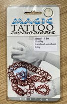 Magic Tattoo Choker ketting, armband en ring set