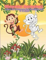 Simpatici Animaletti - Libro Da Colorare Per Bambini Eta 4-8 Anni