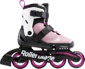 Rollerblade Rollerblade Microblade Inlineskates - Maat 28-32 - Unisex - zwart - lichtroze - roze - wit