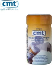 CMT Desinfectie doekjes -doos van 12 x 200 stuks - 14x14cm