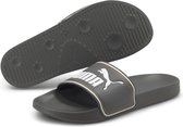 Puma Slippers - Maat 40.5 - Unisex - donkergrijs/wit