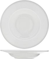 Circulo Wit Diep Bord - Ø 23cm