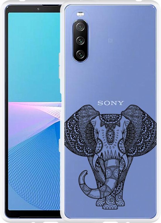 Sony Xperia 10 VI Back Cover Zwart Met Standaard - Coolblue - Voor 23