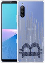 Sony Xperia 10 III Hoesje Cryptoexchange Designed by Cazy