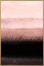 JUNIQE - Poster met kunststof lijst Shades of Pink -30x45 /Roze & Wit